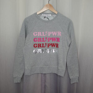 Women's Rebecca Minkoff Sweatshirt M Grey Multi NWT